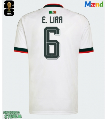 Mexico Erik Lira #6 Replika Udebanetrøje VM 2026 Kortærmet